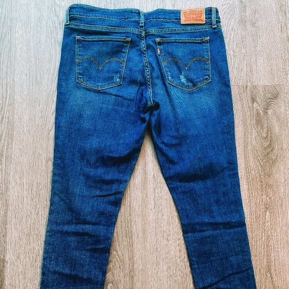 Levis 711 Distressed Skinny - Picture 1 of 9